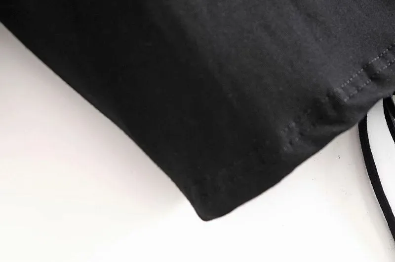 DRAWSTRING CROPPED BLOUSE