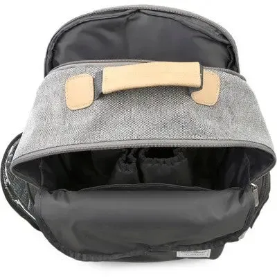 Eddie Bauer Bridgeport Places & spaces Back Pack Diaper Bag - Gray with Tan
