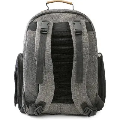 Eddie Bauer Bridgeport Places & spaces Back Pack Diaper Bag - Gray with Tan