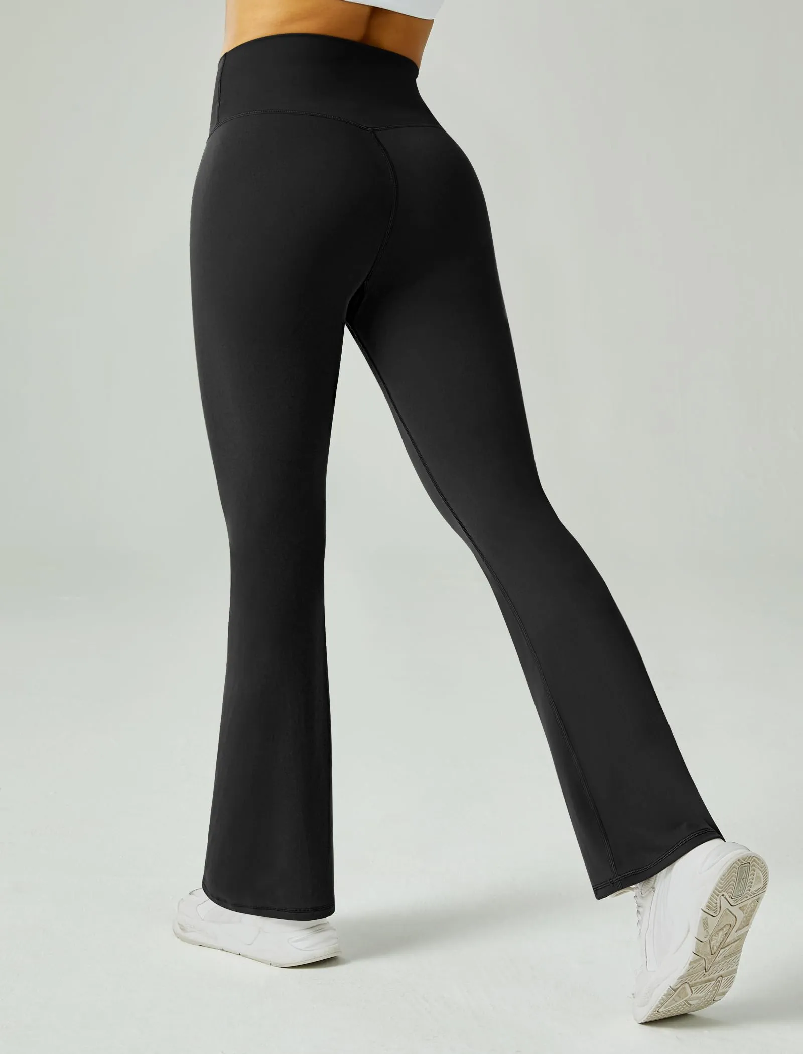 NEENCA women's flared yoga pants V waist flared leggings high waist flared pants  fitness pants belly control pants