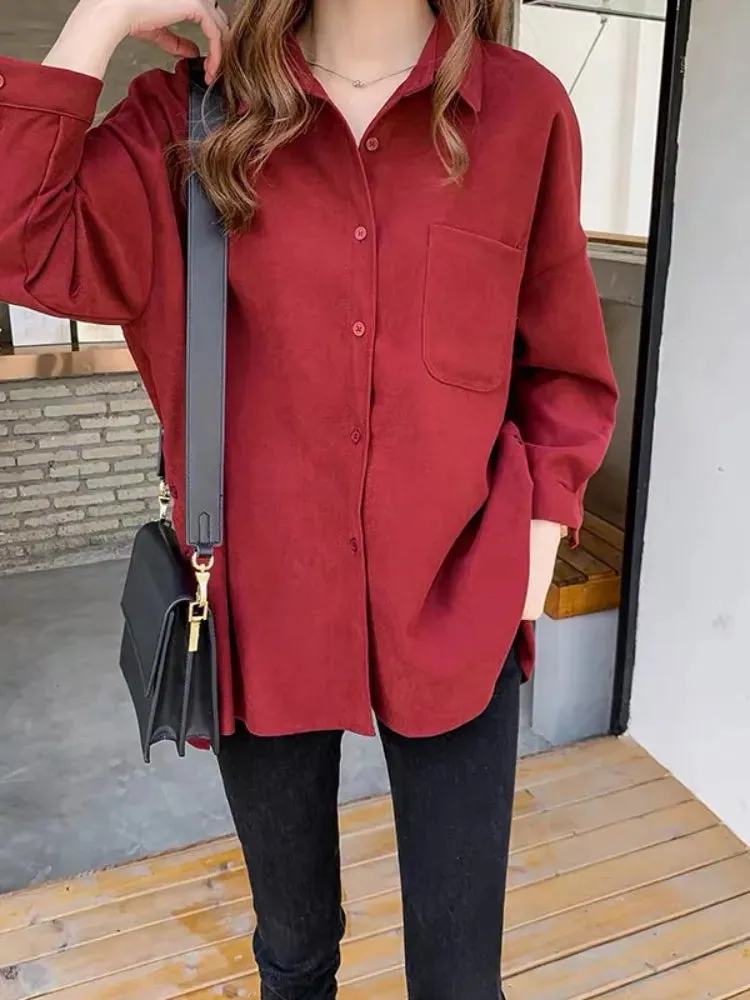 Plus Size Korean Style Blouses