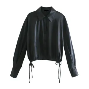 SHIRT WITH DRAWSTRINGS