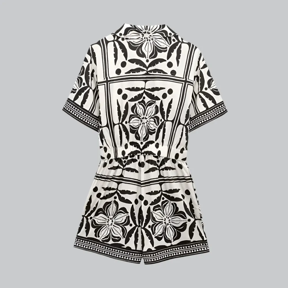 Vera | Women's Floral Print Short Blouses