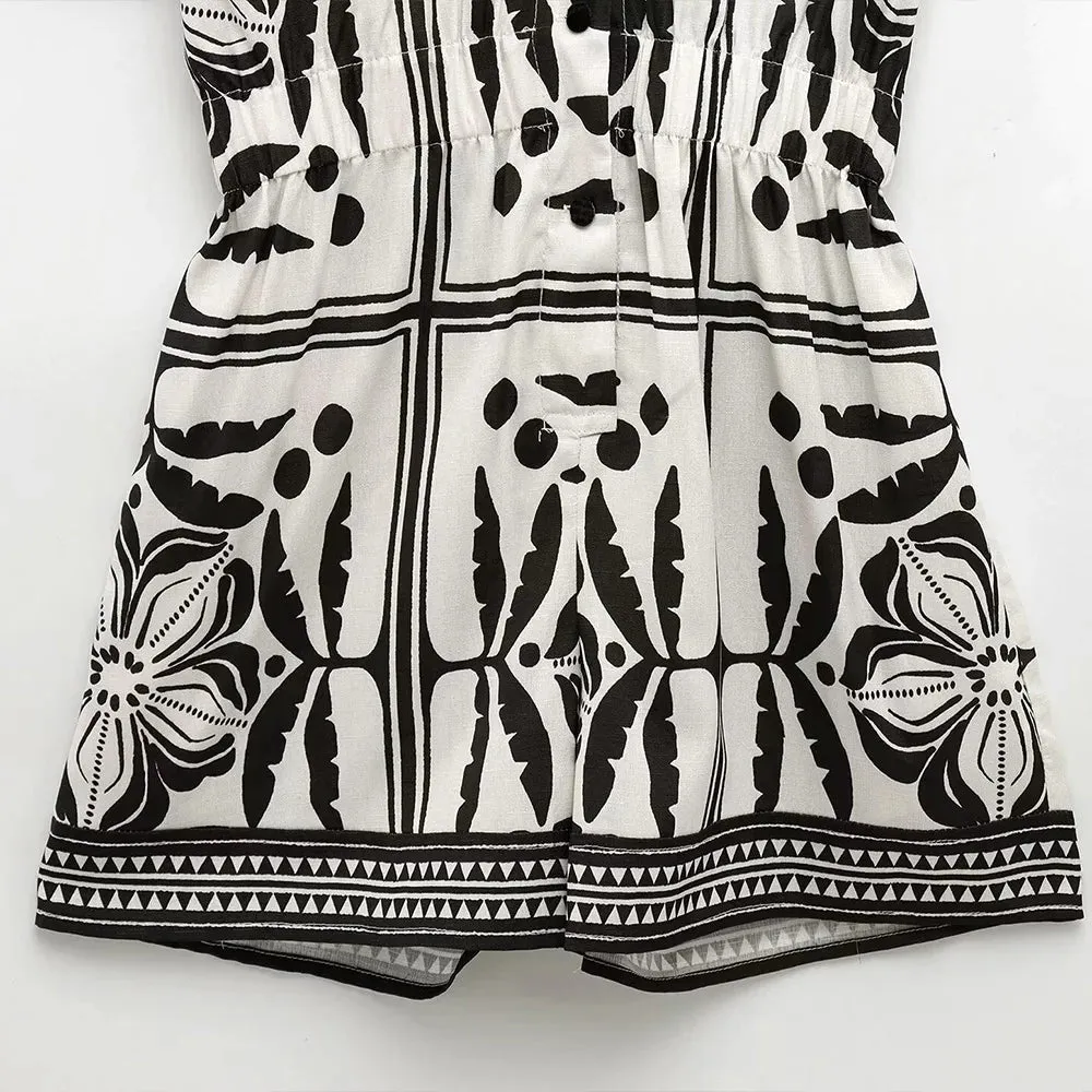 Vera | Women's Floral Print Short Blouses